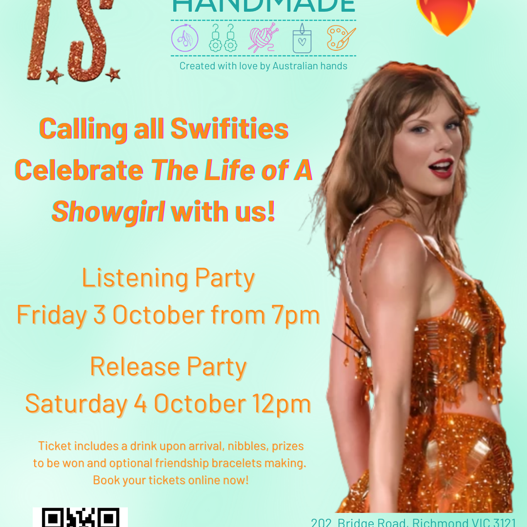 Celebrate Taylor Swift's TS12 "The Life of a Showgirl" with the House of Handmade!