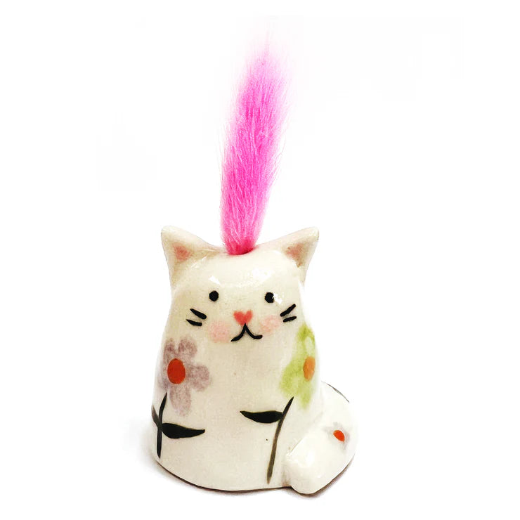 Mini Ceramic Cat Vases