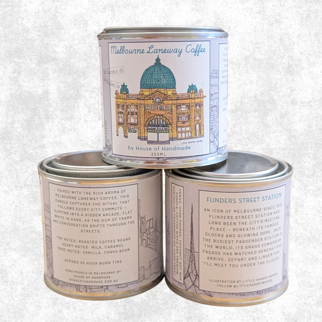 Handmade Melbourne Laneway Coffee Candle