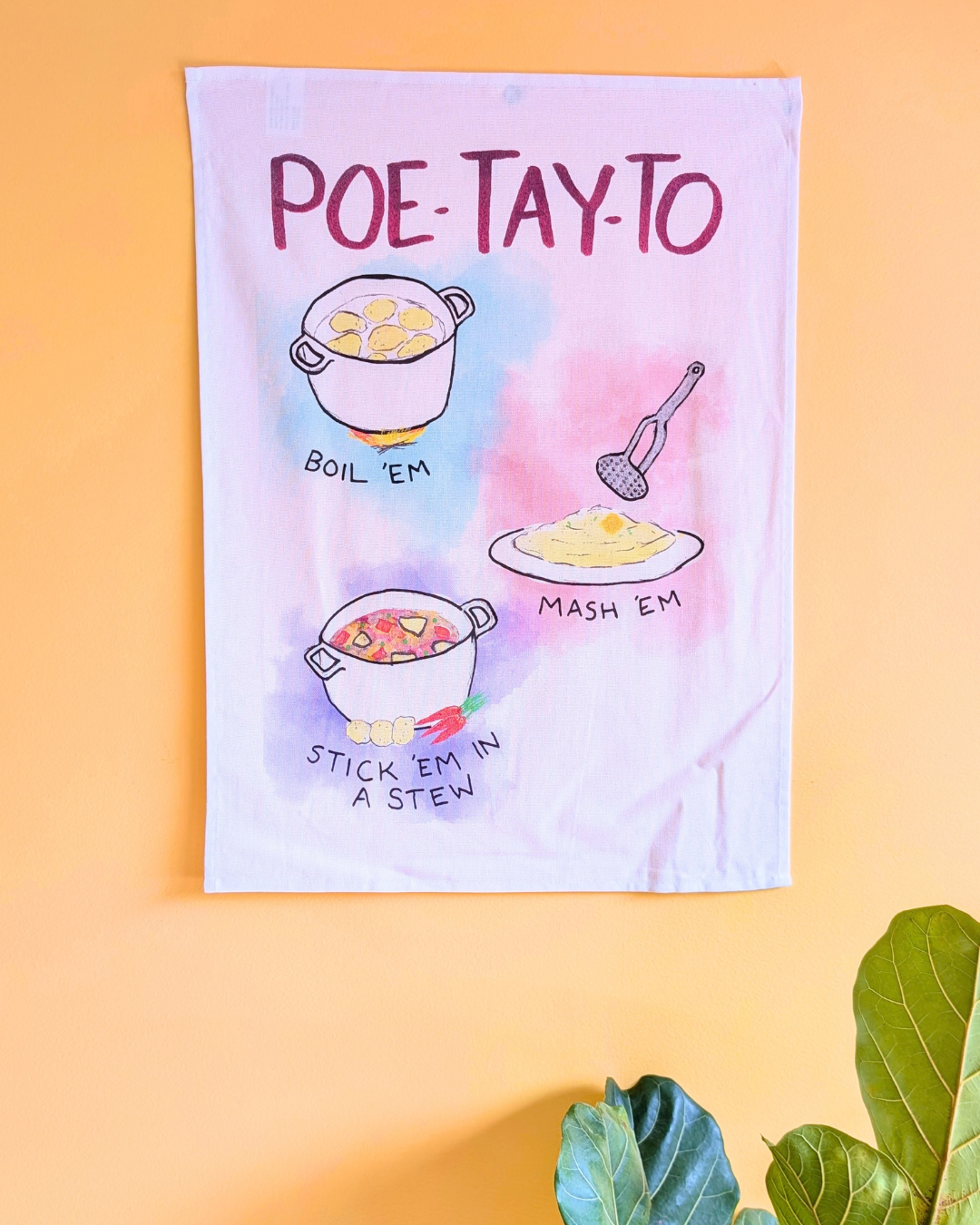 Foodie Tea Towels by Little Hangry Women