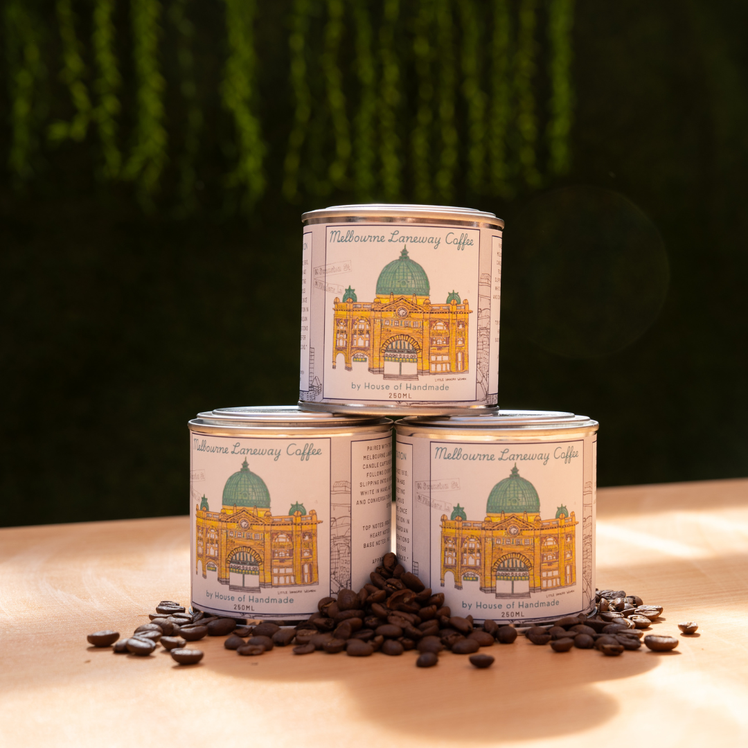 Handmade Melbourne Laneway Coffee Candle