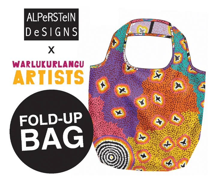 Aboriginal Art Fold Up Shopping Bag