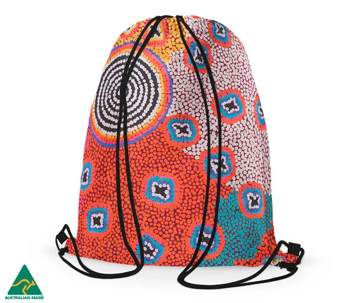 Aboriginal Art Drawstring Bag