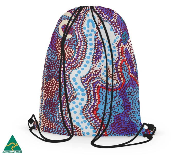 Aboriginal Art Drawstring Bag