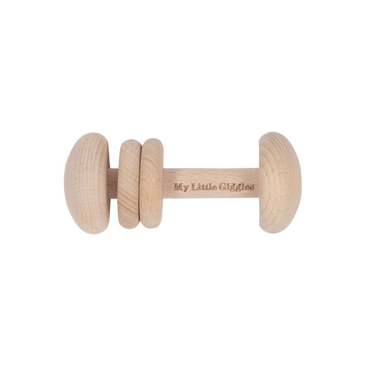 Baby Wooden Rattle Teether