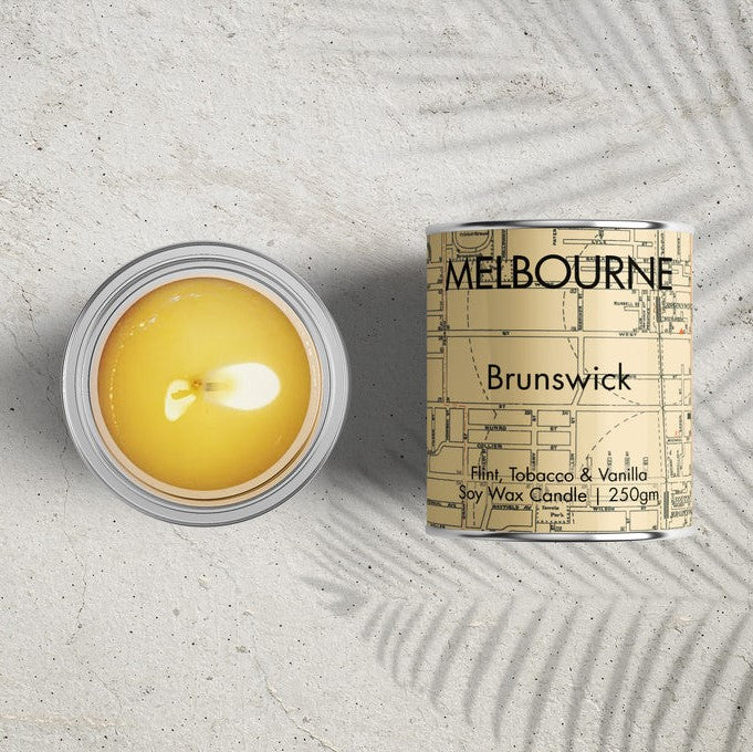 Melbourne Suburb Candles