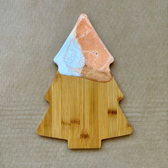Christmas Tree Resin Cheese Boards