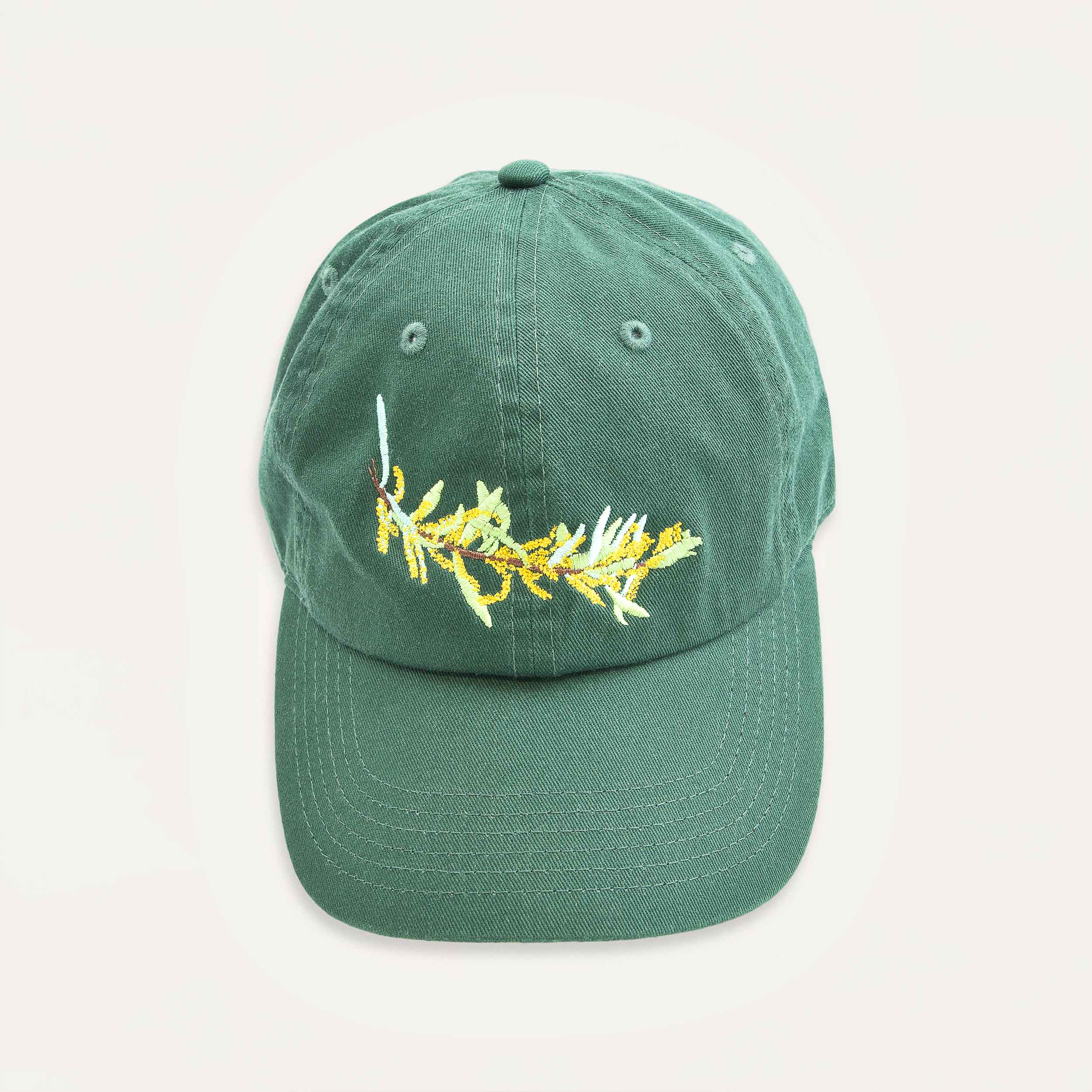 Embroidered Australiana Cap by Claire Mosley