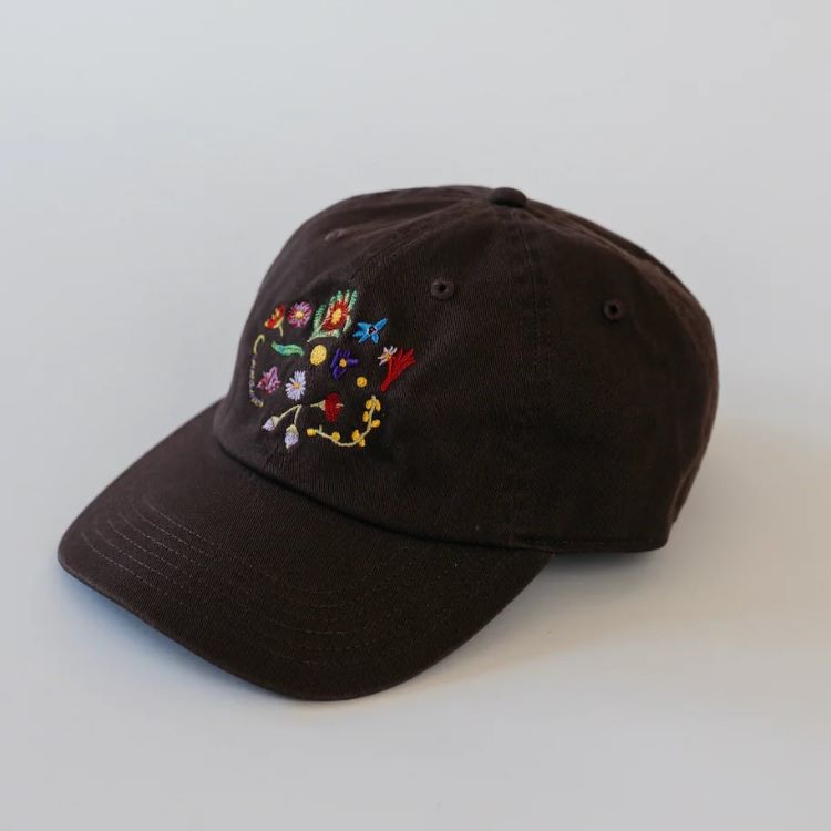 Embroidered Australiana Cap by Claire Mosley