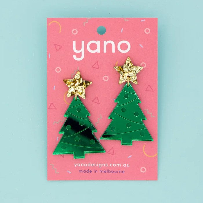 Handmade Christmas Earrings by Yano