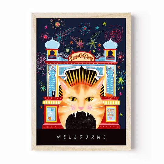 Melbourne Cat Prints & Cards