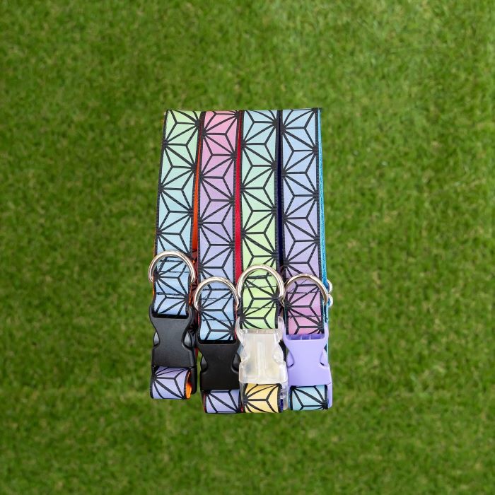 Handmade Dog Collar & Leash - REFLECTIVE Collection