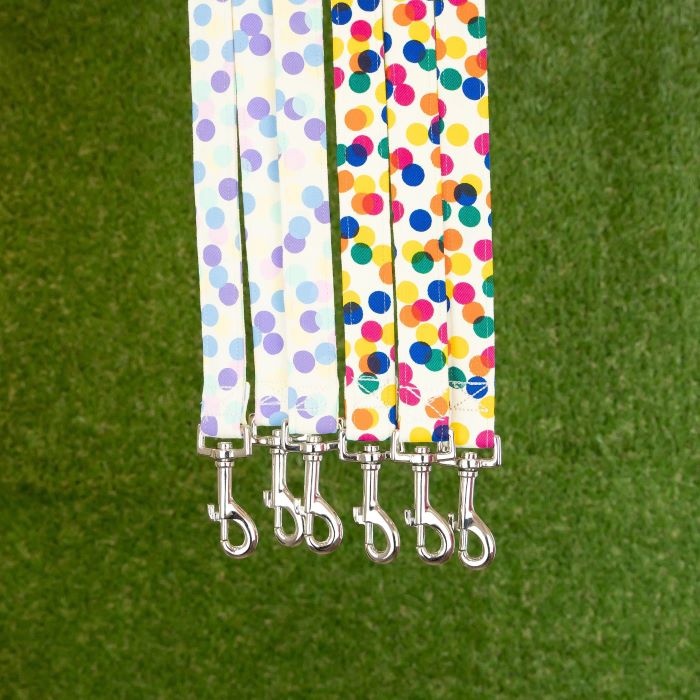Handmade Dog Collars & Leash - Confetti Collection