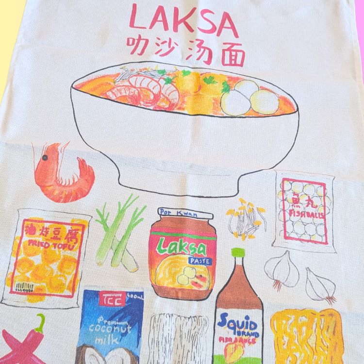 Foodie Tea Towels by Little Hangry Women