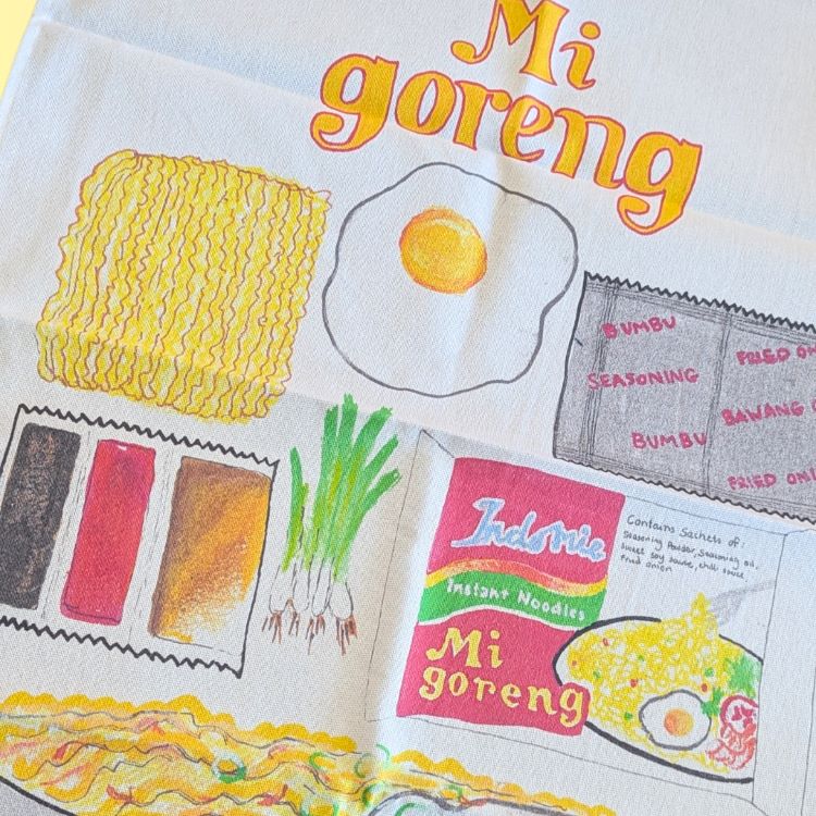 Foodie Tea Towels by Little Hangry Women