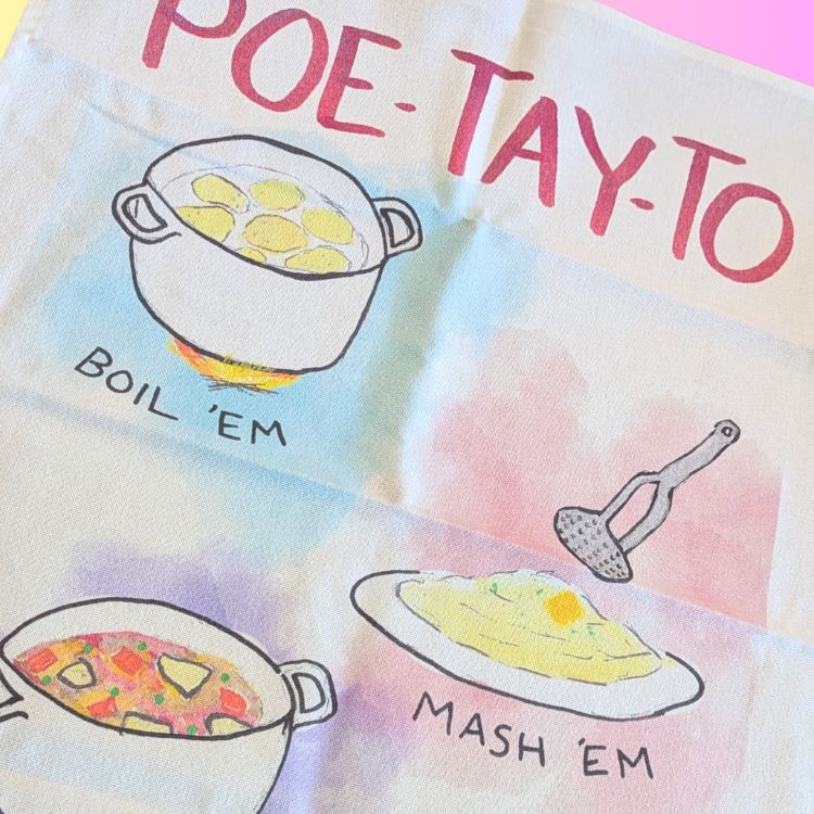 Foodie Tea Towels by Little Hangry Women