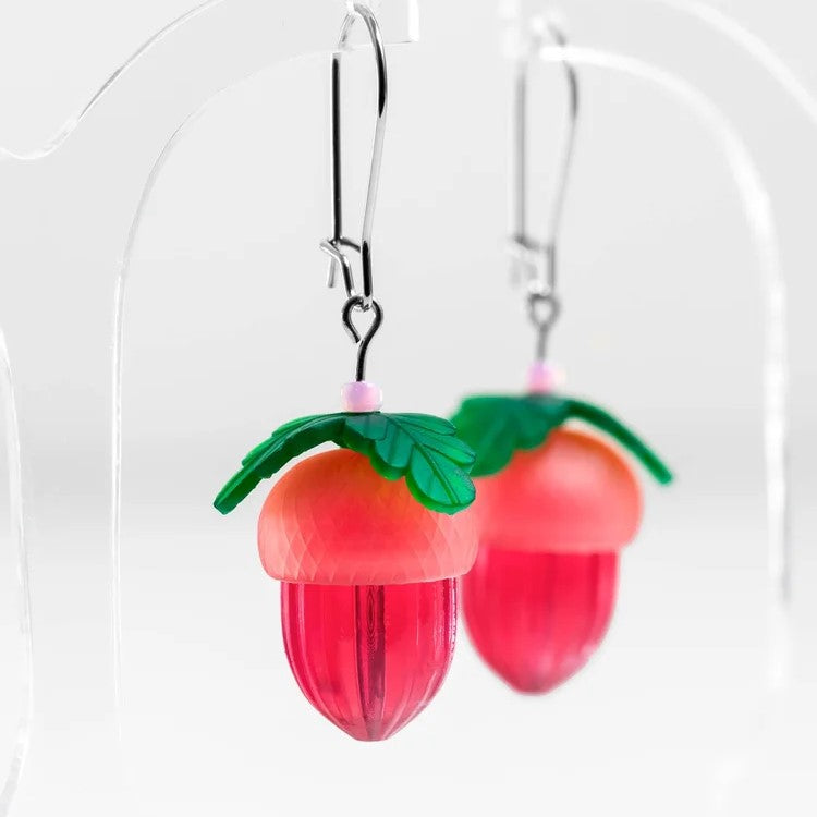Handmade Floral Resin Earrings