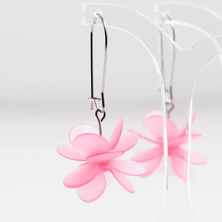 Handmade Floral Resin Earrings