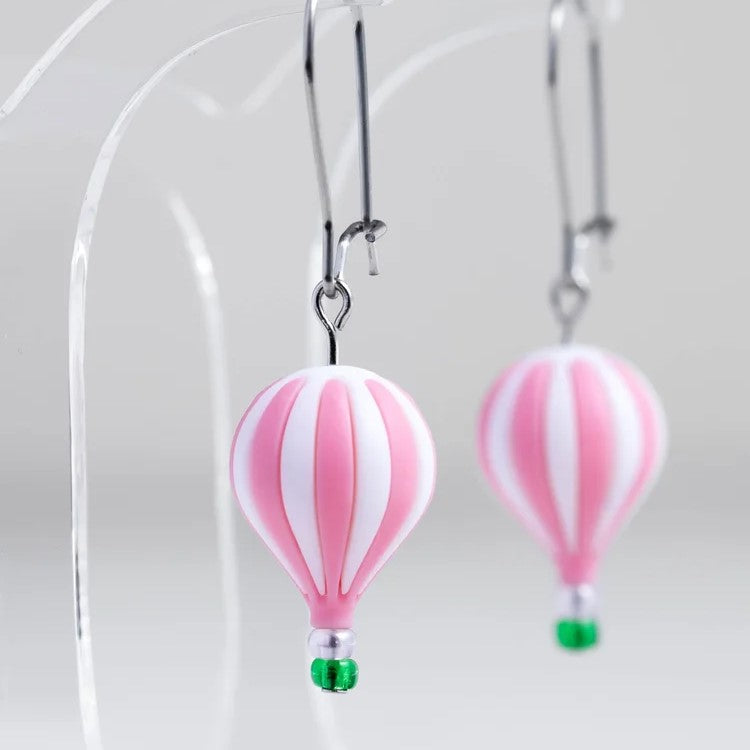 Handmade Hot Air Balloon Earrings