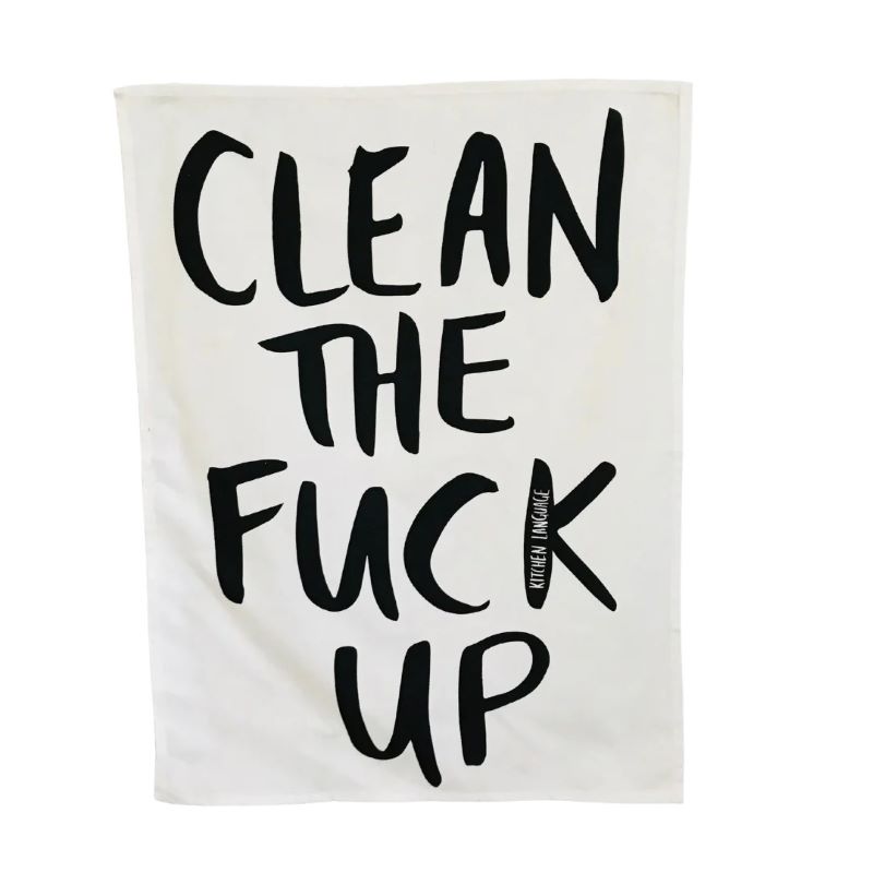 Sweary Tea Towels by Kitchen Language