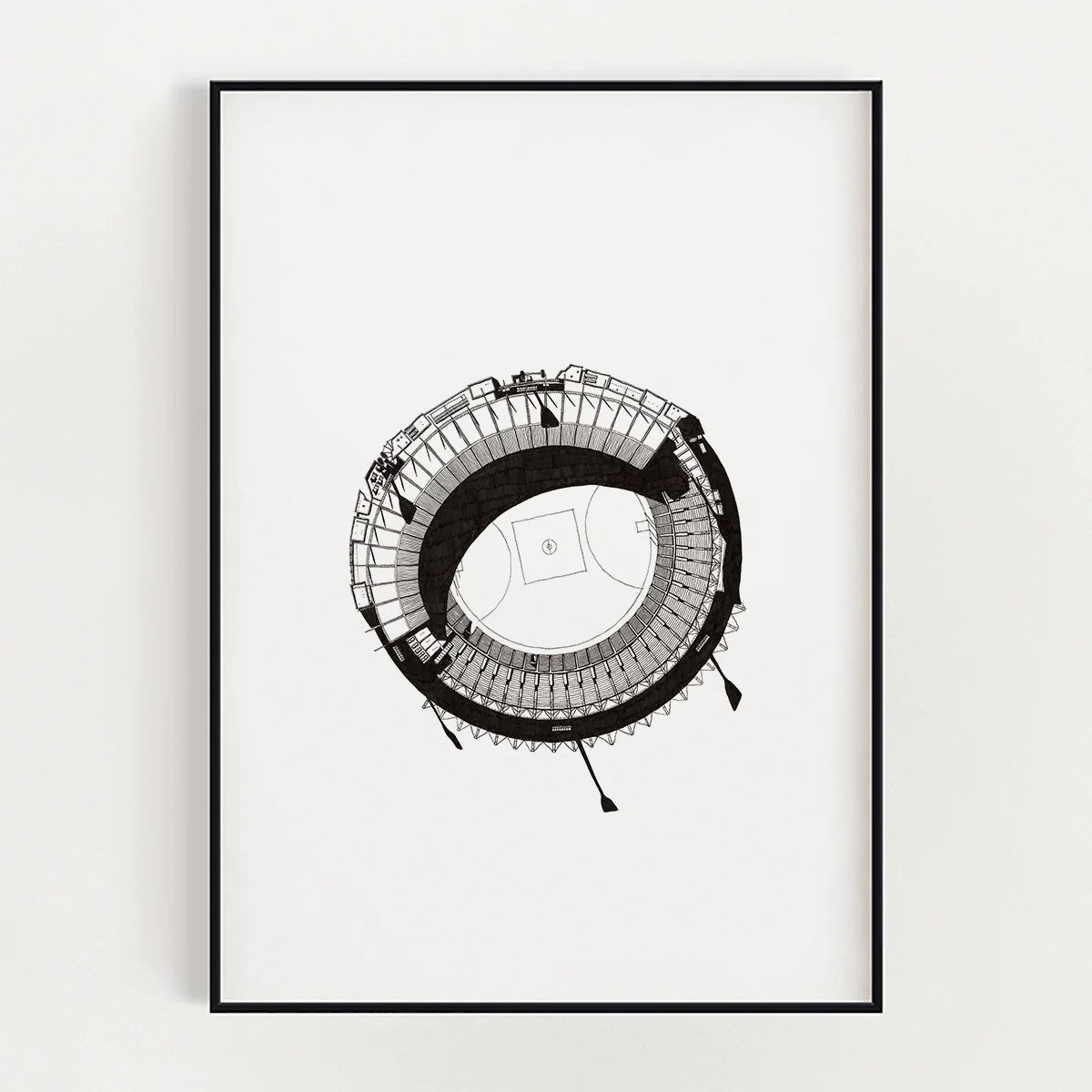 MCG Hand drawn print by ODD Studio