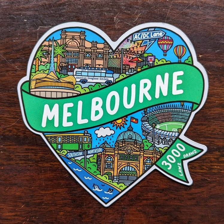 Melbourne Suburb Magnets