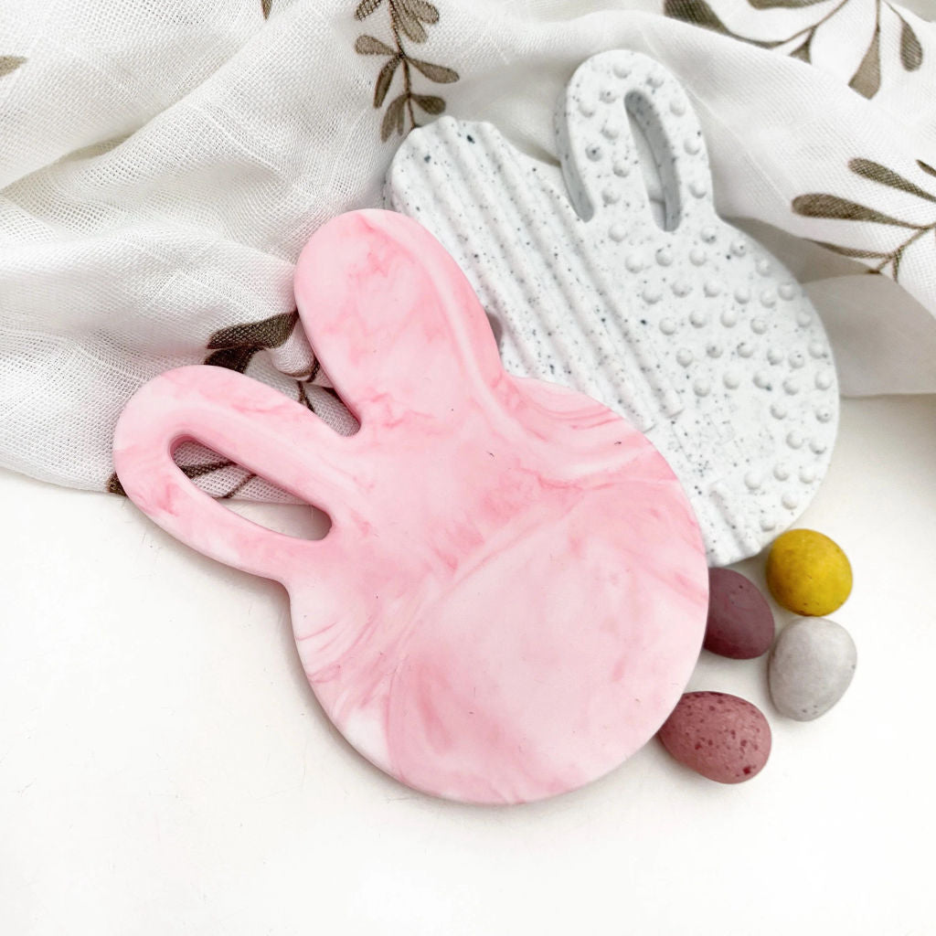 Bunny & Bear Silicone Teething Disk