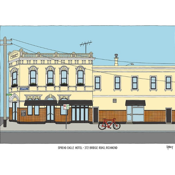 Pubs of Richmond Prints by Lawz Drawz