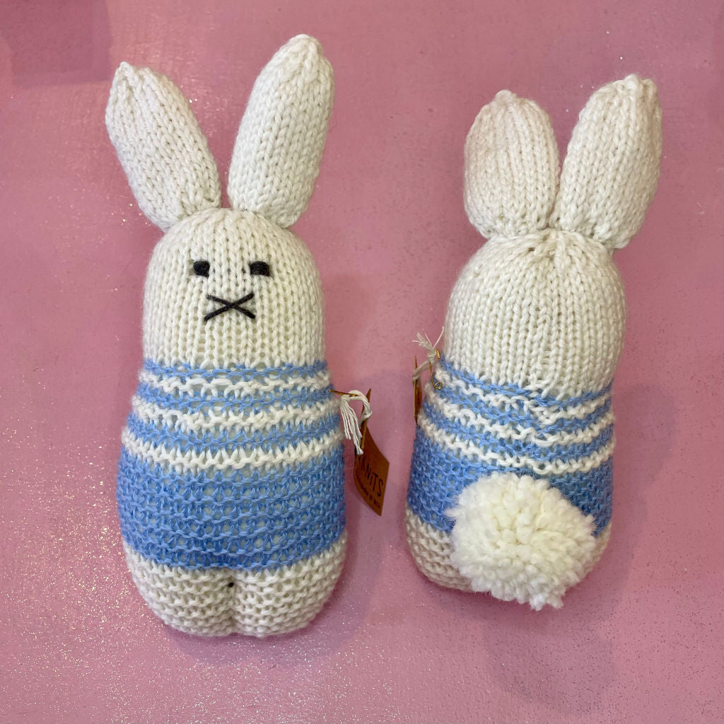 Knitted Bunny Rattles