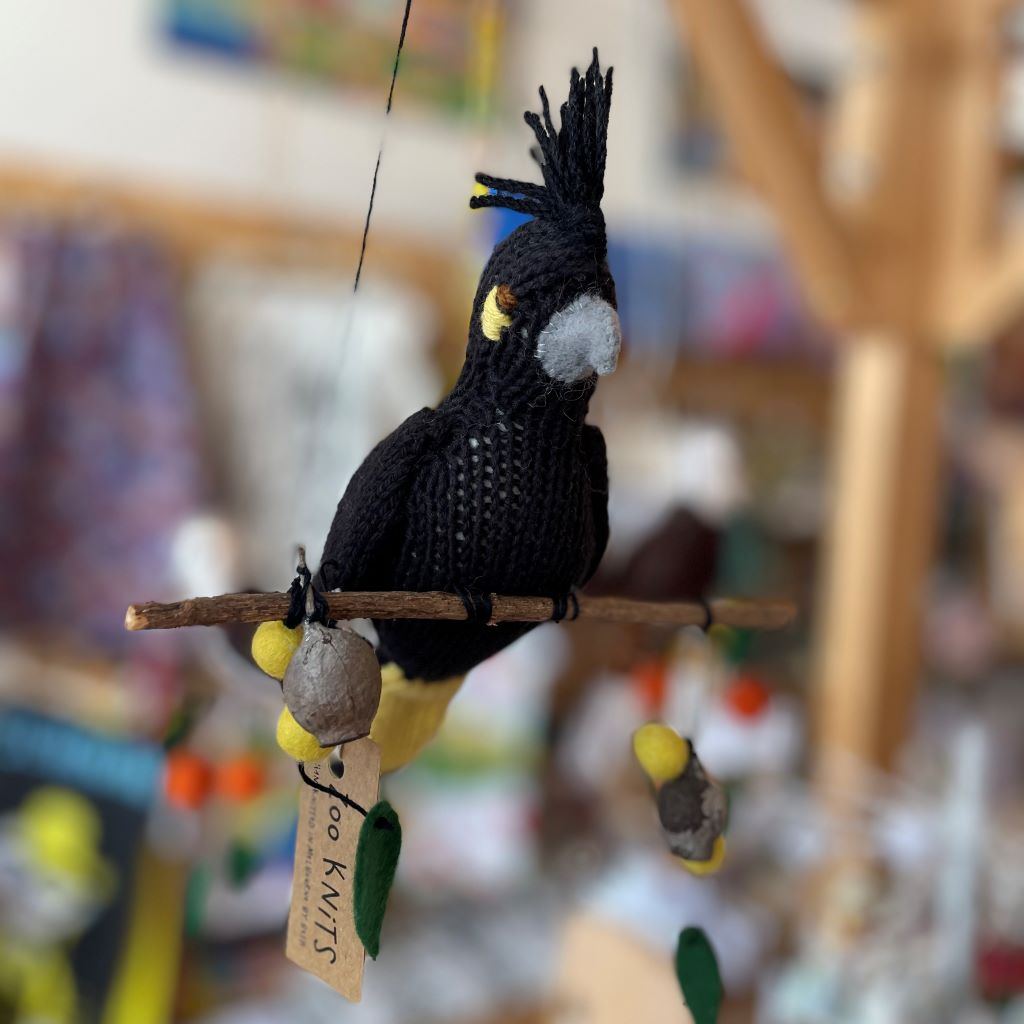 Hand-knitted Australian Bird Mobiles
