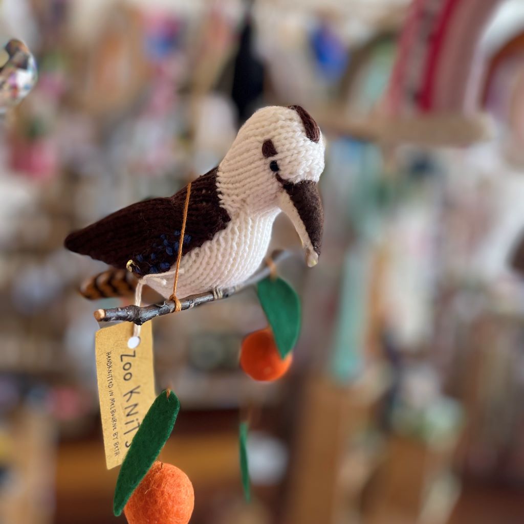 Hand-knitted Australian Bird Mobiles