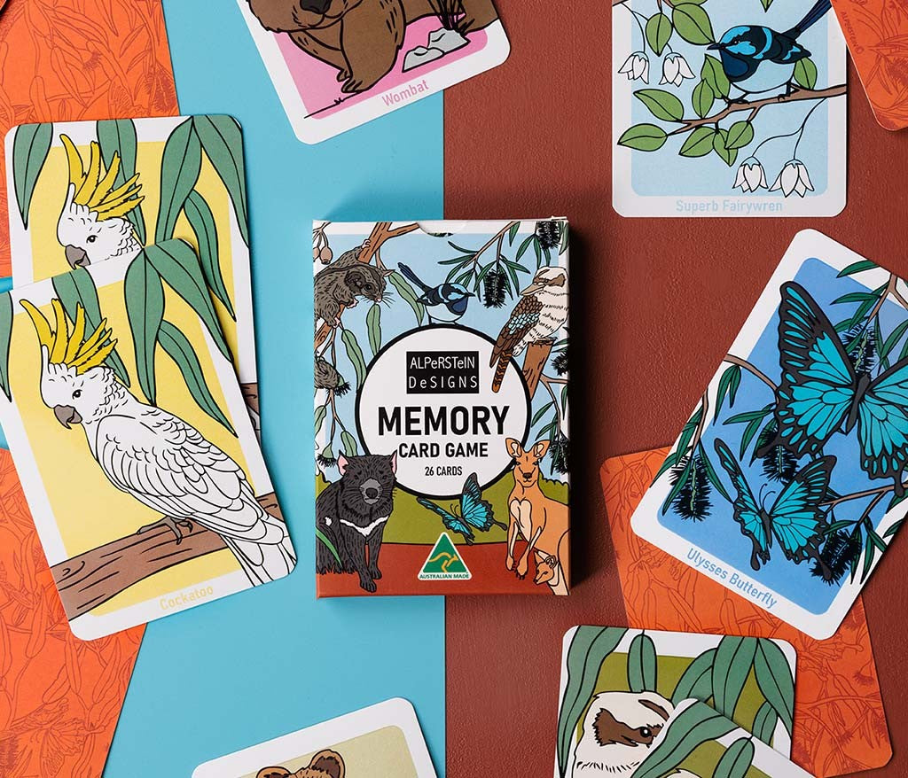 Australian Animal Memory Card Game