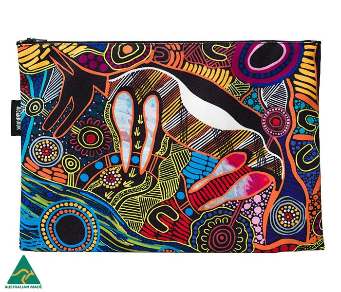 Indigenous Art Pencil/Make Up Zip Case