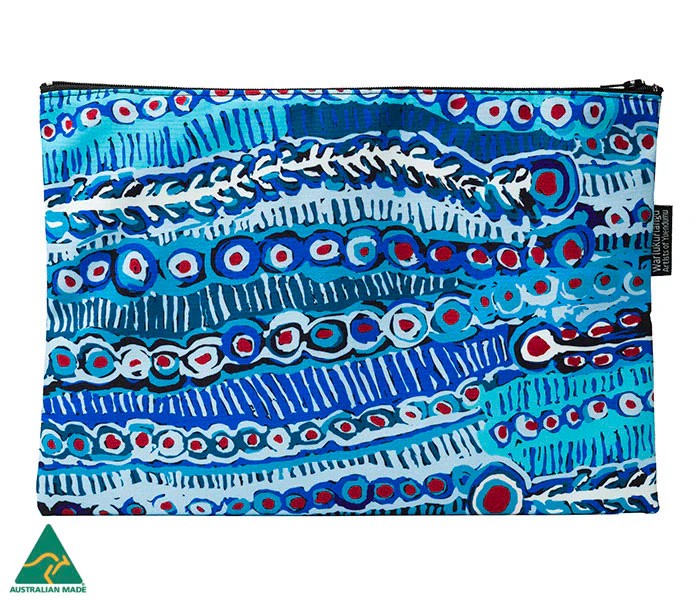 Indigenous Art Pencil/Make Up Zip Case