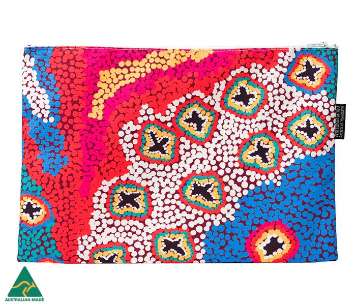 Indigenous Art Pencil/Make Up Zip Case