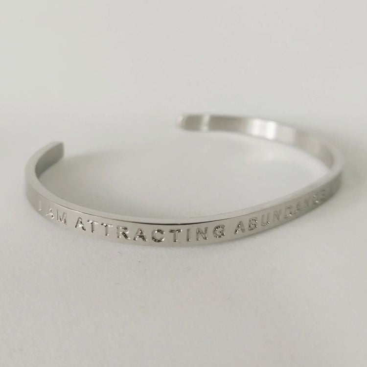 Positive Affirmation Cuff Bangles