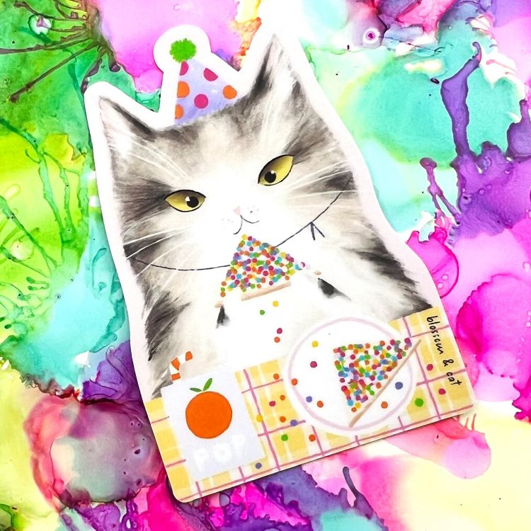 Cat Vinyl Art Stickers