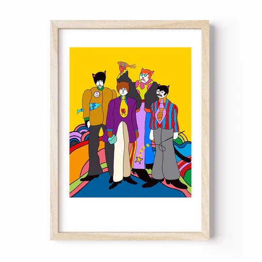 Cat Art Prints
