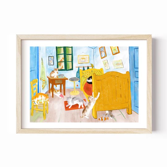 Cat Art Prints
