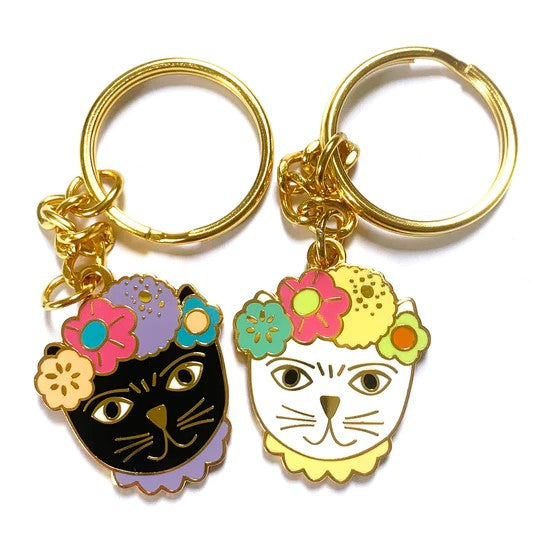 Frida Cat Keyring