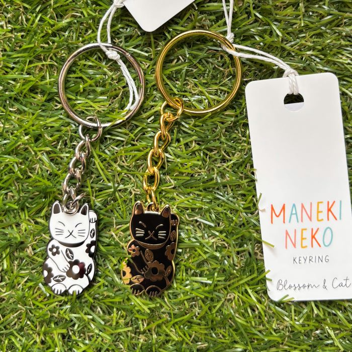 Maneki Neko Cat Keyring