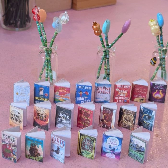 Mini Book Ornaments