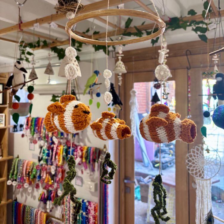 Knitted Sea Creature Toys & Mobiles