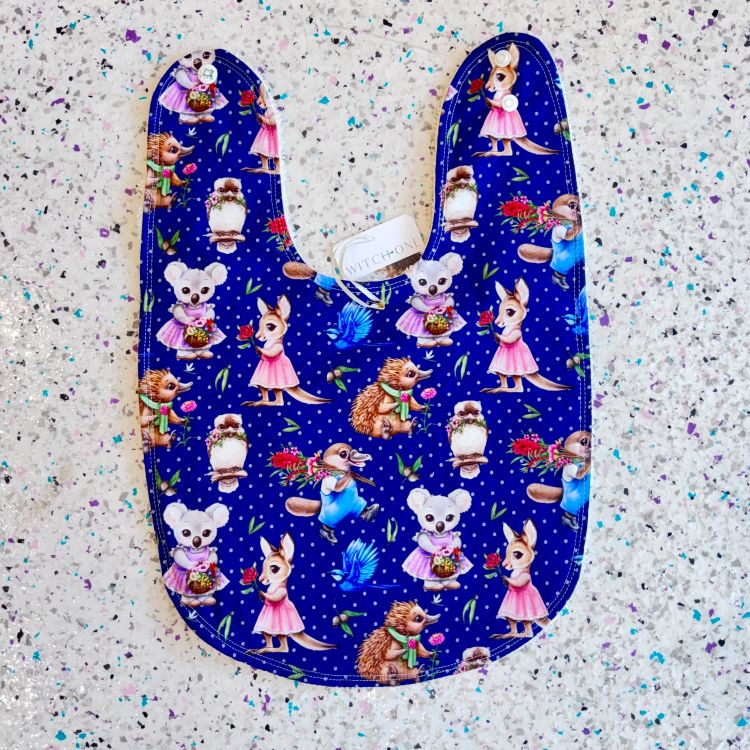 Handmade Australian Themed Bibs