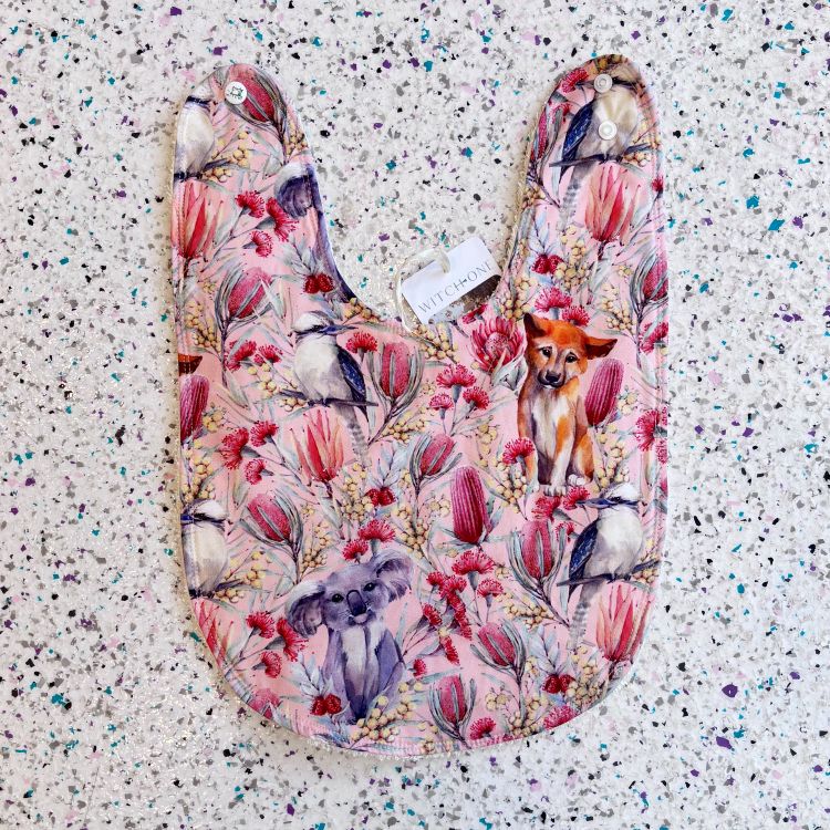 Handmade Australian Themed Bibs