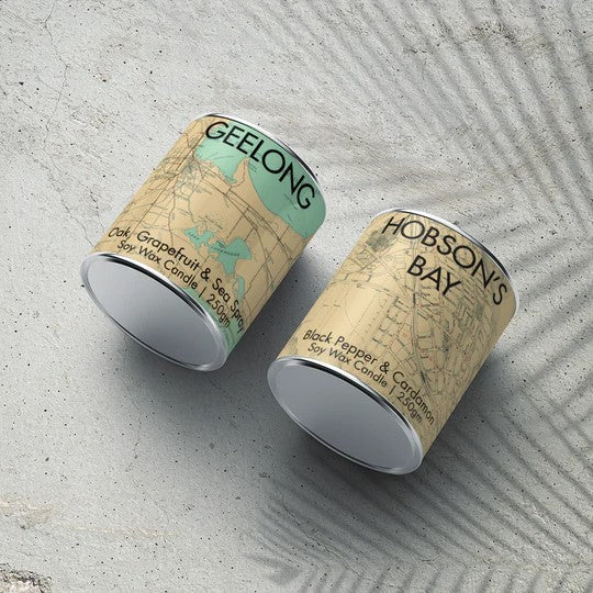 Melbourne Suburb Candles