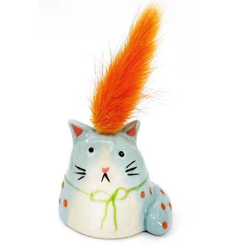 Mini Ceramic Cat Vases