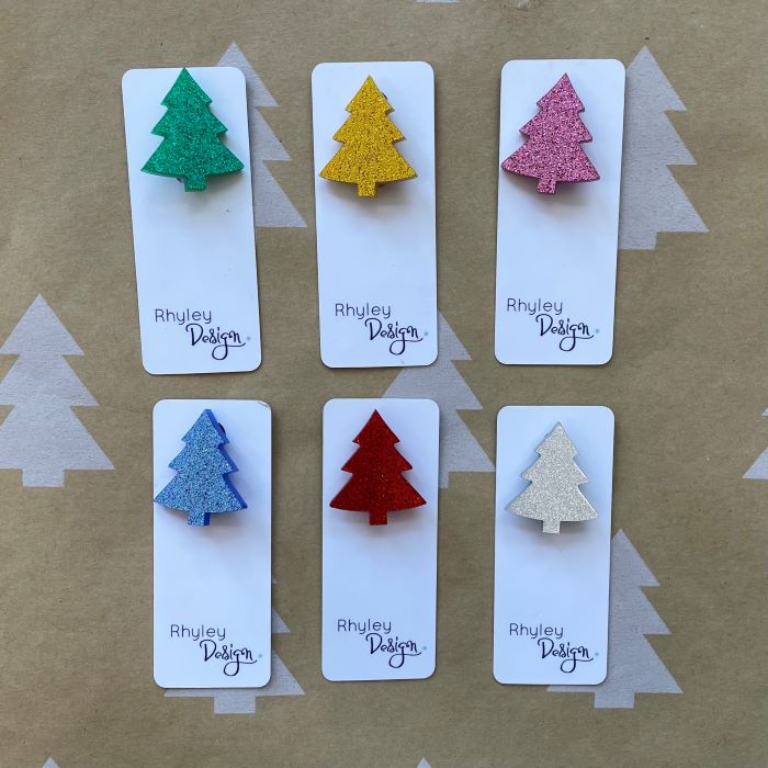 Handmade Christmas Brooches