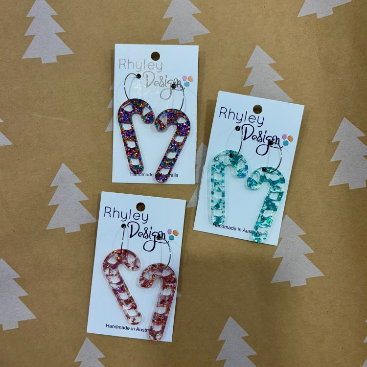 Handmade Christmas Statement Earrings
