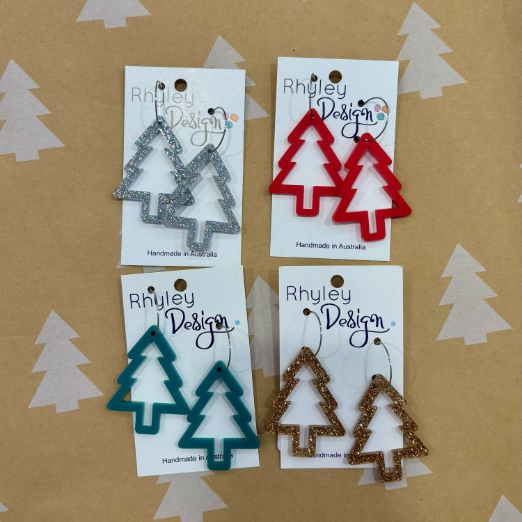 Handmade Christmas Statement Earrings